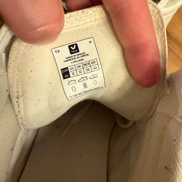 Veja V-15 LEATHER WHITE BLACK (previous version) - Picture 9 of 9